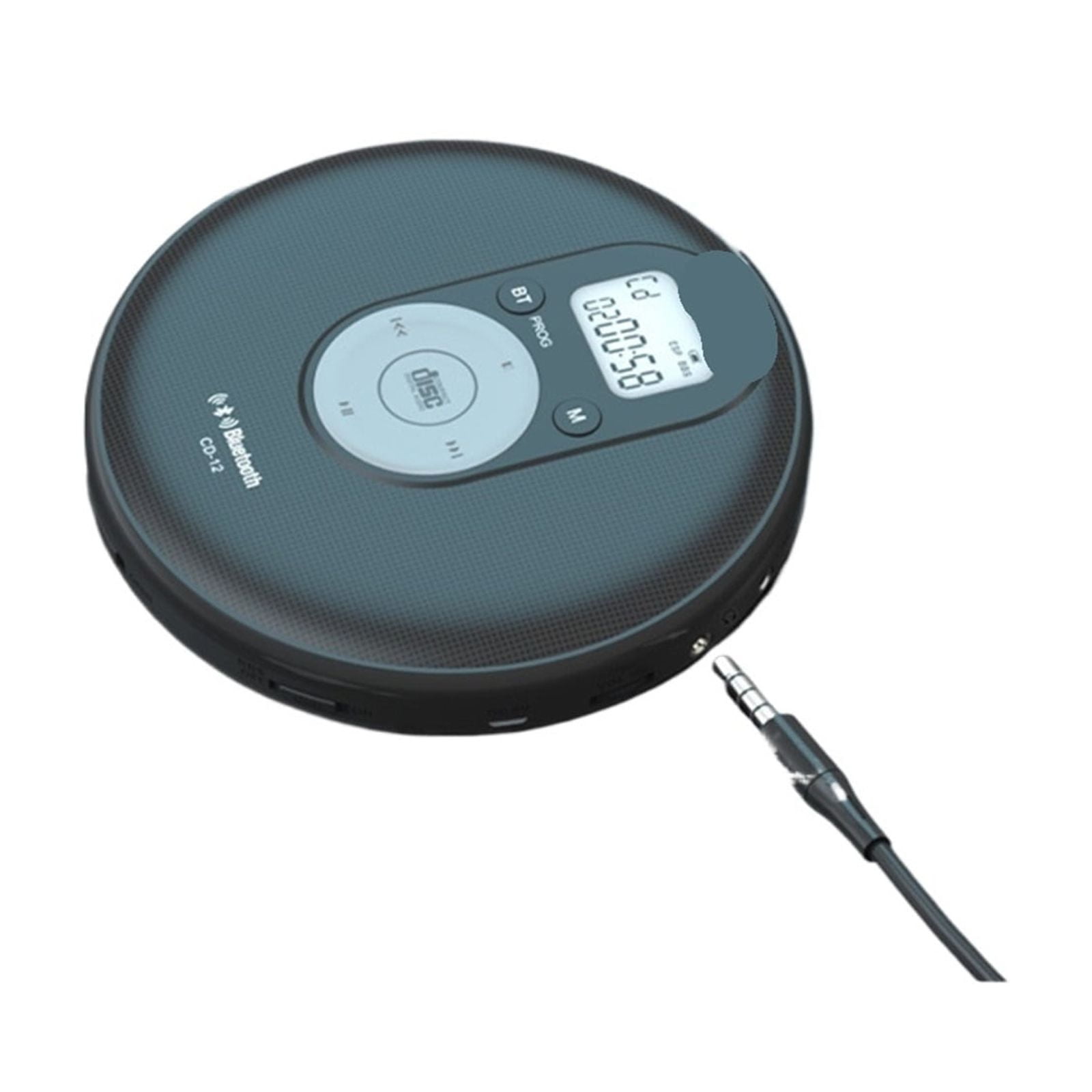 Portable Retro CD Player Album Disc Music Player Great Gift for Vintage Music Fans