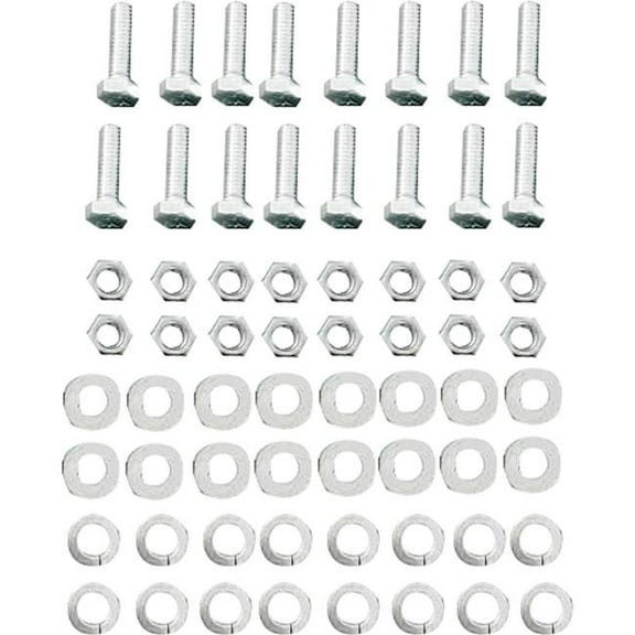 Global Industrial 293218 Replacement Leg Connection Hardware for Gantry Cranes - Set of 16