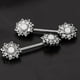 thumbnail image 2 of Vintage Tribal Bar Barbells Joyería corporal de material acero inoxidable Blanco, 2 of 9