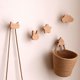 thumbnail image 3 of 1 Uds nuevo gancho de madera creativo estrella Luna Animal gancho colgante de pared gancho para abrigos decoración del hogar gancho de madera maciza accesorios de cocina, 3 of 5