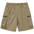 thumbnail image 5 of Cargo Shorts for Men Summer, Men's Loose Fitting Athletic Casual Pants And Sportswear Pants, Yellow XS, 5 of 5