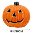 thumbnail image 3 of Darzheoy Halloween Pumpkin Lantern, Artificial Fake Harvest Pumpkins for Outdoor Indoor, Battery Operated Lighted Halloween Pumpkin Decorations Party Favor Gifts, 3 of 8