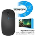 thumbnail image 3 of Souris Bluetooth, Souris Sans Fil Rechargeable pour Macbook Pro/Macbook Air, Souris Sans Fil Bluetooth pour Portable/PC/Mac/iPad Pro/ordinateur, 3 of 5