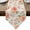 Beige, variant on Peach Table Runner Linen Burlap Table Runner 36 Inches Small Spring Floral Green Leaf Botanical Pink Fruit Rustic Dresser Scarves for Kitchen Island Coffee Dining Room Party Holiday Decor 13"x36"