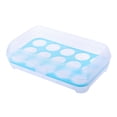 thumbnail image 2 of Rejilla de almacenamiento de 15 compartimentos de rejilla para huevos de plástico con dispensador de tapa organizador de nevera Ndcxsfigh Libre de BPA, 2 of 8