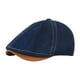thumbnail image 1 of Gorra plana de mezclilla con ala de cuero para hombre, 1 of 2