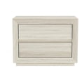 thumbnail image 1 of Soren Contemporary 32" Nightstand in Whitewashed Oak (2-Drawer), 1 of 8