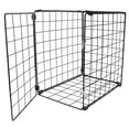 thumbnail image 1 of OULII 1Pc Practical Black Foldable Cat Carrier Cage Rust Resistant for Pet Use, 1 of 7
