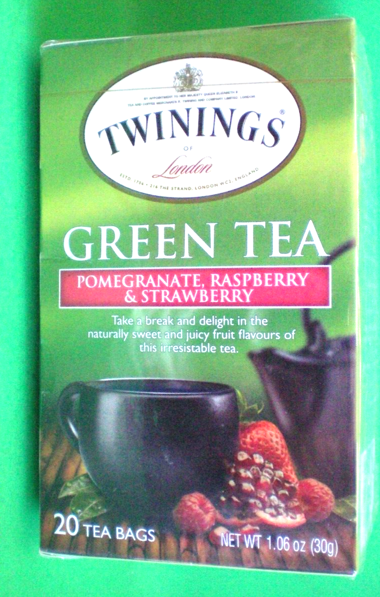 Twinings Green Tea Pomegranate Raspberry & Strawberry 20 Tea Bags