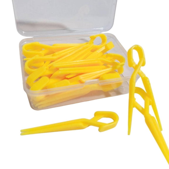 20-Piece Anti-Overflow Nail Clip Set For Gel Polish Application And Curing