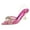 Hot Pink-Rhinestone, variant on Slingback Heels for Women Low Heels Dress Shoes Bow Kitten Pumps Rhinestone Dressy Heeled Sandals
