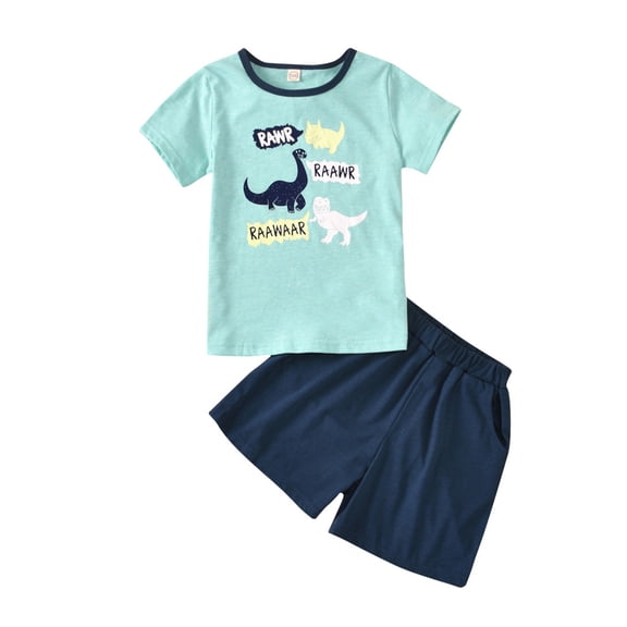 Gerichy Baby Boys 2PCS Shorts Set Toddler Boys Cotton Clothing Sets Short Sleeve Tee and Shorts