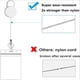 thumbnail image 4 of Portacredenciales metálicos retráctiles con soportes para tarjetas de identificación Soporte para tarjetas de acceso resistente con llavero y clip para el cinturón, 4 of 6