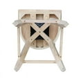 thumbnail image 3 of Home Square Counter Height Stool with Swivel Seat in Unfinished - Set of 3, 3 of 11