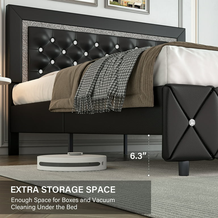 Black twin headboard and footboard discount