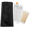 thumbnail image 4 of Juego de 20 pinceles y kits de rotuladores con todo tipo de herramientas profesionales para decoración de uñas Gel Nail Art Diseños de precisión Manicura Pedicura con una bolsa TUNC Sencillez, 4 of 5