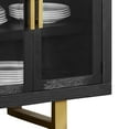 thumbnail image 6 of Steve Silver Yves Modern 60" Width Sideboard, Charcoal Black, 6 of 7