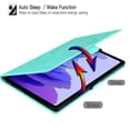 thumbnail image 3 of FJLBDE Case for iPad Pro 12.9 Inch (6th/5th/4th/3rd Gen, 2022/2021/2020/2018), PU Leather Folio Stand Magnetic Cases, Card Slot, Auto Wake/Sleep, Pen Holder, Filp Cover, Green, 3 of 7