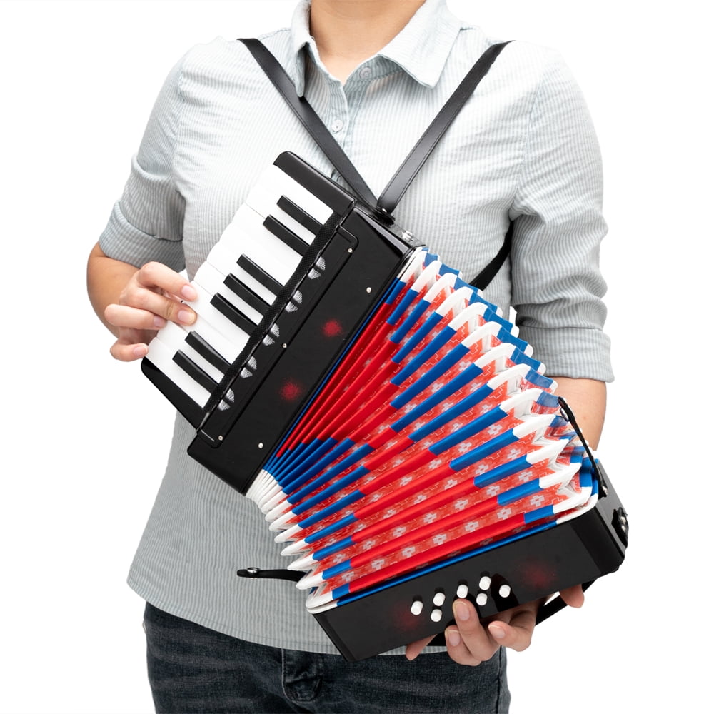 Hohner Kids Accordion Musical Player w/ Songbook Instrument Toy Blue Ages 4 & up 