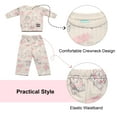 thumbnail image 5 of Disney Clothes Baby Girls Printed Fleece Sweatshirt and Pants Set – Minnie Mouse, Marie, Stitch, Pooh & Toy Story Outfit Set (12M–24M), 5 of 7