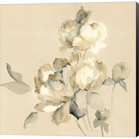 Peony Blossoms Crop by Wild Apple Portfolio, Canvas Wall Art