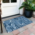 thumbnail image 6 of Addison Rugs Chantille Indoor/Outdoor Transitional Abstract Navy Washable Rectangle Rug, 1'8" x 2'6", 6 of 6