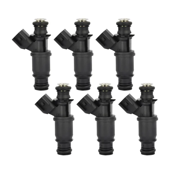 Set of 6 Fuel Injectors for Buick Allure LaCrosse(2005-2009) and Lucerne(2006-2008), Pontiac Grand Prix (2004-2008 ), V6 3.8L - FJ706