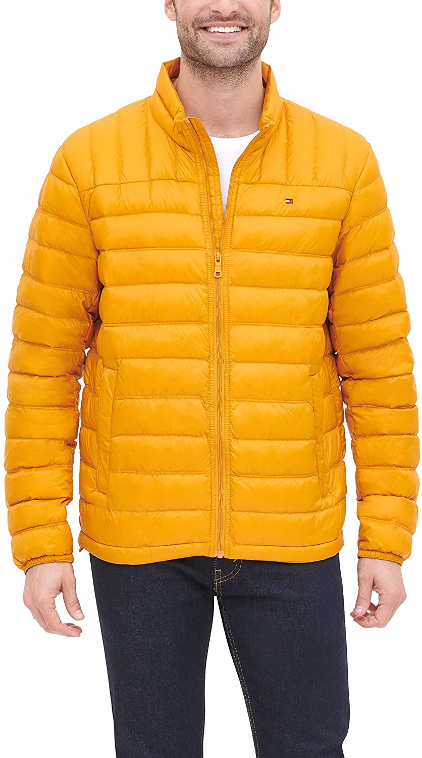 tommy hilfiger men's packable down jacket