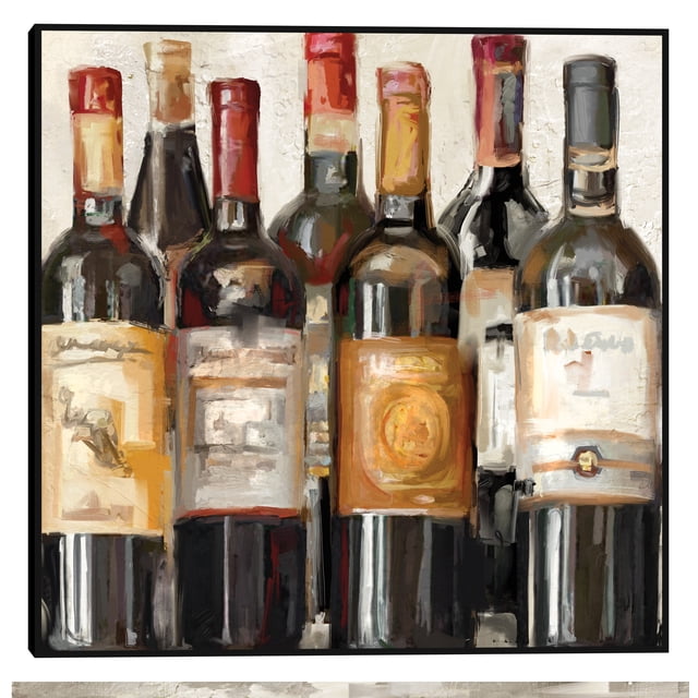 Cuadro Decorativo - Vinología II Jr Impresión en canvas, estrechado.