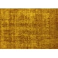 thumbnail image 1 of Ahgly Company Machine Washable Indoor Rectangle Oriental Yellow Industrial Area Rugs, 4' x 6', 1 of 4