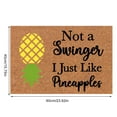 thumbnail image 3 of TIELUTT Pineapple Letter Printed Door Mat Door Carpet for Entrance Front Throw Pillows and Blanket Set and Striped Throw Blanket Area Rugs Living Room Rug for Bed Room Softest Throw Blanket, 3 of 4