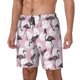 thumbnail image 1 of Balery Pineapple Flamingo Bañador para hombre, shorts de playa de secado rápido con entrepierna y forro de compresión-Large, 1 of 6