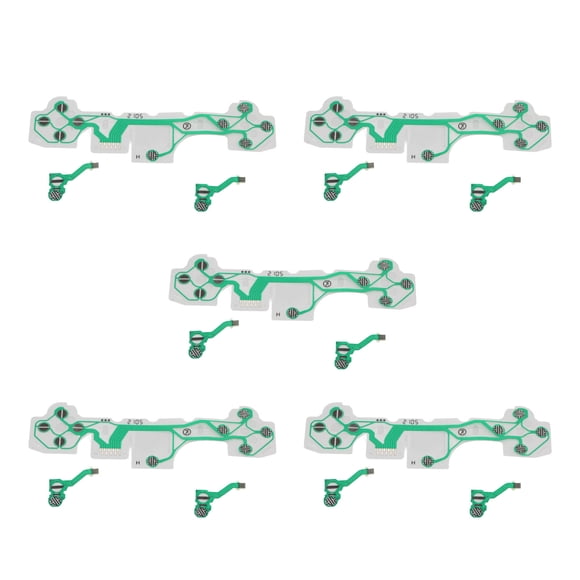 Flexible Cable, Easy Installation High Accuracy 5 Set Handle Conductive Film Replacement For Controller For Gamepad Handle