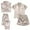 Khaki, variant on TSADFHJI Cotton Robes for Women 4Pcs Pajamas for Women Set Womens Pajamas Plus Size Pajamas for Women Casual Pajamas Women's Lace Suspenders Shorts Home Wear L Black