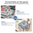 thumbnail image 5 of Floral Style Mahjong Mat 31.5x31.5 Inches Rubber Material Provides Quiet Non-Slip Surface for Tile and Card Game Play, 5 of 7