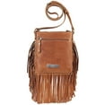thumbnail image 3 of American West Eagle Feather Soft Crossbody Fringe Bag, 3 of 4