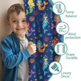 thumbnail image 3 of Blackout Kids Curtains,Mermaid Sea Princess Pattern Childrens Insulated Curtains Set Of 2,Bedroom Essentials,Toddler Room Decor 42"x54", 3 of 5