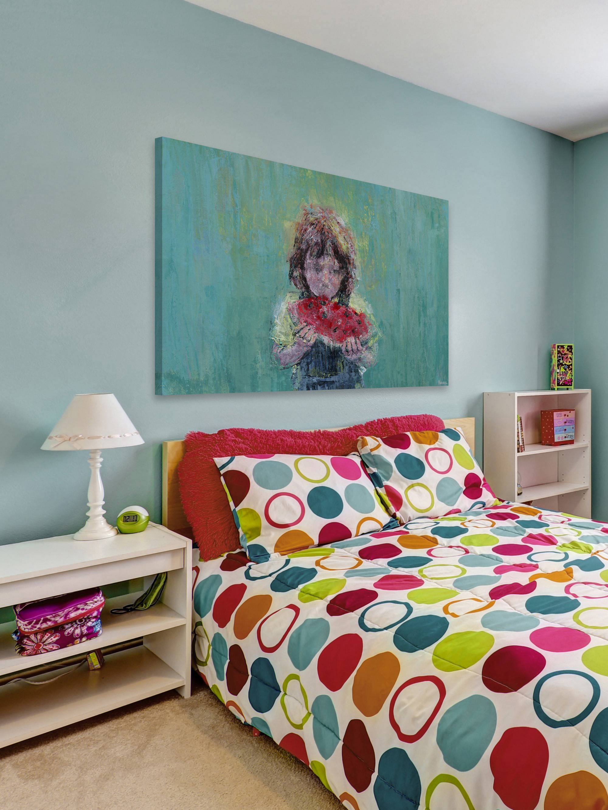 Parvez Taj Watermelon Love Canvas Wall Art