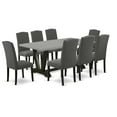 thumbnail image 2 of East West Furniture X027AB202-7 7 Piece X-Style Kitchen Table Set - Light Beige, 2 of 6