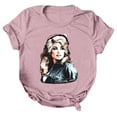 thumbnail image 2 of Women Dolly Shirts Country Music Legend T-Shirt Crewneck Short Sleeve Shirt Vintage Graphic Blouse Loose Fit T-Shirt Trendy Tee Tops 3XL, 2 of 5