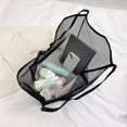 thumbnail image 2 of Sac de Rangement Souple Transparent pour Aisselles Mode pour l'Été Plage (Noir), 2 of 8
