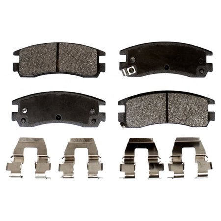 Rear Semi-Metallic Disc Brake Pads PPF-D698 for Car Chevrolet Impala Buick Pontiac Grand Am Century Oldsmobile Rendezvous Venture Alero LaCrosse Montana Monte Carlo Prix Regal Allure Intrigue Aztek