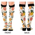 thumbnail image 4 of FORMRS Womens Knee High Socks Casual Long Thick Travel Daily Wear, 1 Pair, Orange Slices, 4 of 6
