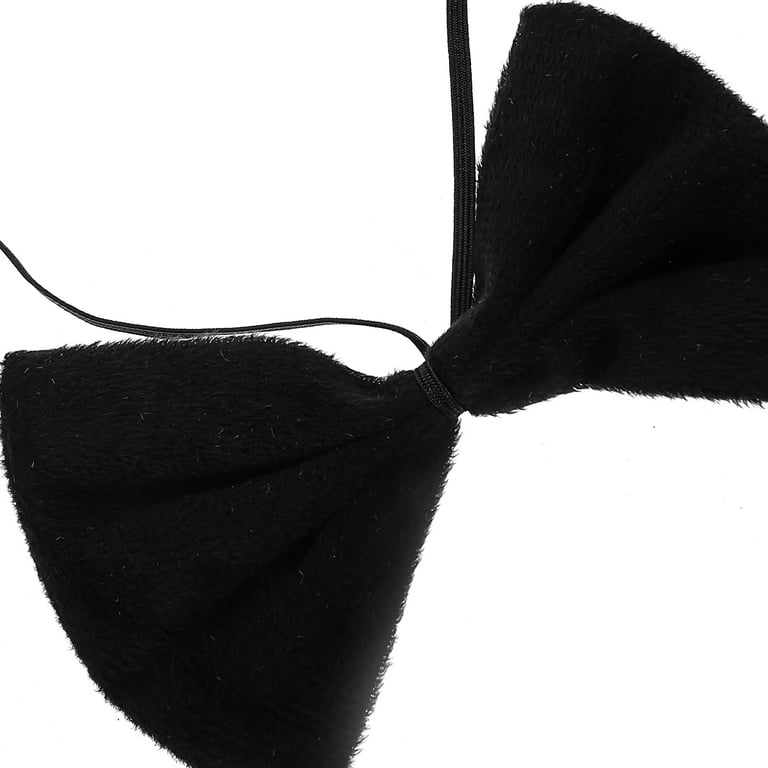 Dog Puppy Ear Headband with Bowtie Masquerade Snug Fake Nose Percinging Cosplay Halloween Costumes Dress-up Child