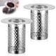 thumbnail image 4 of Inteprter 2 unids/set filtro de drenaje de malla de alta densidad para fregadero de cocina fijación estable malla de filtro no deformante Accesorios de baño, 4 of 6