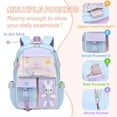 thumbnail image 4 of SANMADROLA Backpacks Bunny School Backpack Cute Backpack Laptop Bag School Bookbag, Blue, 4 of 8