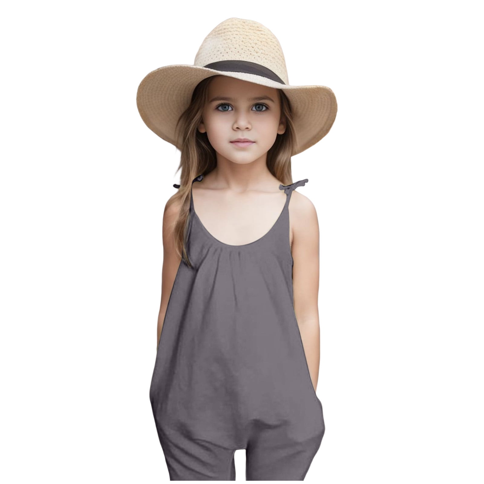 Girls grey romper online
