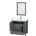 thumbnail image 5 of Wyndham Collection WCS141436SWHWCUNSM24 Sheffield 36" Free Standing Single Basin Vanity, 5 of 7