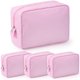 thumbnail image 1 of Bolsa de Cosméticos Sanwuta de Seersucker Conjunto de 3 Piezas Rosa Claro, 1 of 7