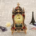thumbnail image 2 of Despertador de escritorio, reloj Vintage, realeza clásica, sala de estar, mueble de TV, escritorio, mobiliario Imperial, reloj de péndulo creativo para sentarse MFZFUKR 1254-2, 2 of 5
